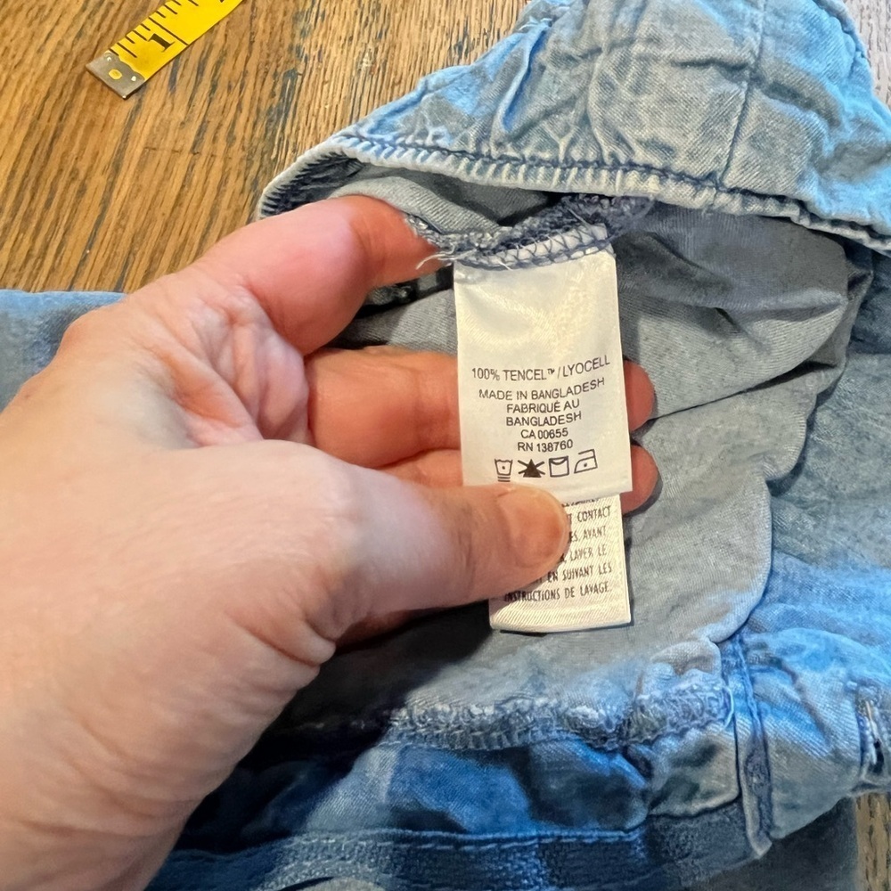 Light Blue Tencel Capri Pants – Reitmans Signature (Petite 18) - Picture 3 of 8